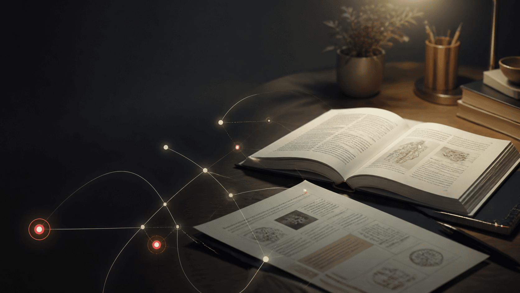 Open course books connected by knowledge pathways